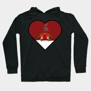 Winter Love Birds Hoodie